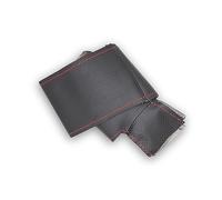 OMDHATU Tresses sur Le Volant pour Mercedes pour Benz pour Vito 2010-2015 pour Viano W639 2006-2011 Volant De Voiture Cousu À La Main Couverture en Cuir (Color : Red Line)