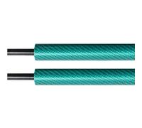 OMDHATU Vérins De Capot pour Seat pour Altea 4 pour Altea XL 2004-2015 Modifier Les Entretoises À Gaz Support De Levage Capot Avant Amortisseur De Choc (Green Carbon Fiber)
