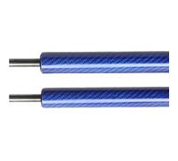 OMDHATU Vérins De Capot pour Seat pour Altea 4 pour Altea XL 2004-2015 Modifier Les Entretoises À Gaz Support De Levage Capot Avant Amortisseur De Choc (Blue Carbon Fiber)