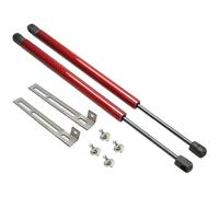 OMDHATU Vérins De Capot pour Seat pour Leon MK3 5F 2012 2013 2014-2020 Capot Avant Capot Modifier Les Entretoises À Gaz Support De Levage Amortisseur (Red Carbon Fiber)