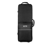 Omebaige Étui pour saxophone ténor avec roulettes, sac à roulettes pour saxophone ténor, sac à dos pour saxophone ténor, bandoulière rembourrée épaisse, sangle de poignée, sac de transport pour