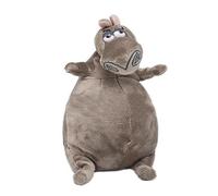 OMECAR Film Les Pingouins de Madagascar Jouets en Peluche Ensembles Mignon Dessin animé Hippopotame Girafe Lion Oreiller Peluche poupée pour Enfants Cadeau 25cm Hippo