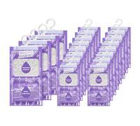 OMECO Déshumidificateurs d'armoire 20x 230g, Sac déshumidification Suspendu Anti-Moisissure au parfum de lavande, Débarrassez-vous de l'humidité pour placard, les Sous-sols, Placards, Buanderies