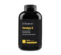 Oméga 3 Huile de Poissons Sauvages 2000mg - Haute Concentration en EPA (700mg) & DHA (500mg) Soutien Fonction Cardiaque et une Vision Normale - Forte Concentration en Acides Gras Essentiels