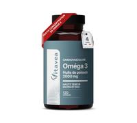 Oméga 3 2000mg - EPA 1000mg DHA 500mg - Cerveau & Vision - 4 Mois | 120 Capsules - Antioxydant Naturel (Tocophérols) - Fonction Cardiaque, Cérébrale & Vision - Fabriqué en France - Vitavea