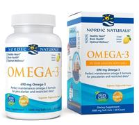 Oméga-3, 690mg Citron (Gélatine de poisson) - 60 capsules molles