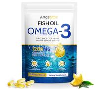 Omega 3 Concentré - 2000mg par Dose (660mg EPA & 440mg DHA) - 240 Gélules (4 Mois) - Saveur Citron Naturel - Soutien Cœur, Cerveau & Vision
