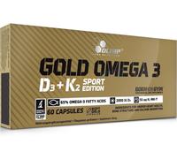 GOLD OMEGA 3 D3+K2 SPORT EDITION Olimp Sport Nutrition 60 Gélules