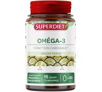 Super Diet – Complément alimentaire Oméga 3 DHA EPA – Huile de poisson sauvage – 45 capsules
