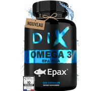 Oméga 3 EPAX® ✓ Poisson Sauvage de Norvège ✓ Haute Concentration 4000mg ✓ EPA-DHA ✓ Forme Triglycérides (TG) Ultra Assimilable ✓ 120 Gélules Fabriqué en France