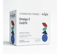 Omega 3 et Coenzyme Q10 Ubiquinol - 2 Compléments en 1 Pack pour Cœur et Énergie Cellulaire I 56 Doses Journalières