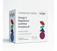 Omega 3 et Magnésium Chélatine + Complexe de Vitamines B + Lécithine de Soja | Énergie, Vitalité et Bien-être |