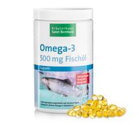 Oméga 3 gélules à l'huile de poisson 500 mg
