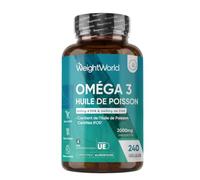 Oméga 3 Huile de Poisson Gélules 2000mg, 240 Gélules pour 4 Mois - avec EPA 660mg & DHA 440mg, Fish Oil Omega 3 sans Odeur, Selon l'EFSA, l'EPA et le DHA Contribuent au Fonctionnement Normal du Cœur