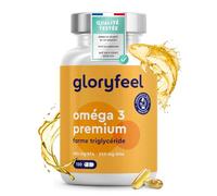 Oméga 3 Huile de Poissons Sauvages, 500mg EPA et 250mg DHA, Acides Gras Essentiels Omega 3, Soutient Cardiaque, Cérébrale et Vision, 120 Capsules pour 4 Mois, Pêche Durable, Sans Odeur