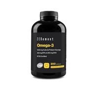 Oméga 3 Huile de Poissons Sauvages 2000mg - Haute Concentration en EPA (700mg) & DHA (500mg) Soutien Fonction Cardiaque et une Vision Normale - Forte Concentration en Acides Gras Essentiels