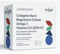 Omega-3, Magnesium, Vitamine D3 K2 2000 UI, Collagene Marin, 4 suppléments dans 1 paquet pour soutenir votre santé musculaire, articulaire I 28 doses quotidiennes
