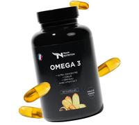 Oméga 3 Ultra Concentré | Complément Alimentaire Naturel | EPA DHA Haute Absorption | Cœur, Cerveau, Vision, Articulations & Immunité | Huile de Poisson Pure & Filtrée | Totox Faible