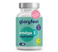 Omega 3 Vegan (1440mg par Dose Quotidienne) d'Huile d'Algues, Concentrée d’Acides Gras avec 432mg de DHA et 216mg d'EPA, Contribue au Fonction Cardiaque Normal, 60 Capsules, 100% Végétal et Durable