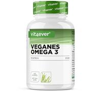 Omega 3 Vegan - 90 capsules softgel - 1500 mg d’huile d’algues par dose journalière - ingrédient de marque life's® OMEGA - 450mg DHA + 225mg EPA sous forme naturelle de triglycérides - hautement dosé