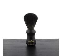 Omega = Brosse à raser en Fibre de Tissu Hi Brush en Bois Noir, Unique, Standard