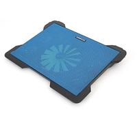 Omega Cyclone 17" 2800tr/min Bleu système de refroidissement pour ordinateurs portables - Systèmes de refroidissement pour ordinateurs portables (43,2 cm (17"), 5 pièce(s), 25,4 cm (10"), 16 cm, 900 tr/min, 2800 tr/min)