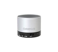 Omega OG4S - Haut-parleur - pour utilisation mobile - filaire / sans fil - Bluetooth - 3 Watt - argent