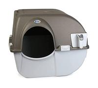 Omega Paw Roll 'n Clean NRA15-V5.0 Bac à litière autonettoyant Taille Standard, 5e génération, Gris, pour Chats jusqu'à 5,4 kg
