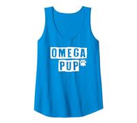 Omega Pup Graphic Tee Popular Puppy Play Débardeur, Femme, Saphir, L