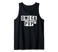 Omega Pup Graphic Tee Popular Puppy Play Débardeur, Homme, Noir, XXL