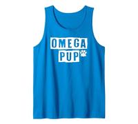 Omega Pup Graphic Tee Popular Puppy Play Débardeur, Homme, Saphir, S