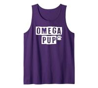 Omega Pup Graphic Tee Popular Puppy Play Débardeur, Homme, Violet, XL