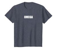 Oméga T-Shirt, Enfant, Bleu Chiné, 3 Ans