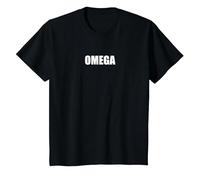 Oméga T-Shirt, Enfant, Noir, 3 Ans