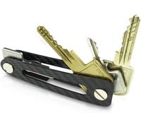 OMEGA-TOOL - Key Organizer en carbone - avec ouvre-bouteille - dans un coffret cadeau élégant - parfait pour l'homme organisé