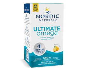 Oméga Ultime, 1280mg Citron (EAN 768990037900) - 180 capsules molles