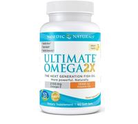 Oméga Ultime 2X avec vitamine D3, 2150mg Citron - 60 capsules molles