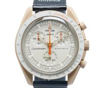 Omega Vintage, Homme, Pre-owned, Beige, Taille: ONE Size Pre-owned MoonSwatch Mission TO Jupiter Ceramic
