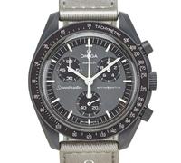 Omega Vintage, Homme, Pre-owned, Gris, Taille: ONE Size Pre-owned MoonSwatch Mission TO Mercury Ceramic