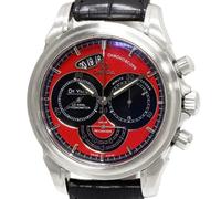 Omega Vintage, Homme, Pre-owned, Noir, Taille: ONE Size Pre-owned Black Red Dial De Ville Chronoscope Watch 4851.61.31