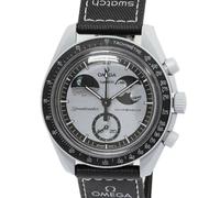 Omega Vintage - Pre-owned Speedmaster MoonSwatch Bioceramic - Homme - Pre-owned - Gris - Taille: ONE Size