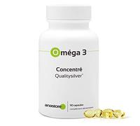 Oméga3-500 mg / 90 capsules - QUALITYSILVER® l'assurance de la PURETÉ, la QUALITÉ, et la STABILITÉ maximales des huiles de poissons.