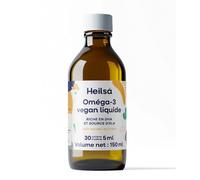 Oméga3 végan vision et fonction cérébrales 150 ml Heilsa