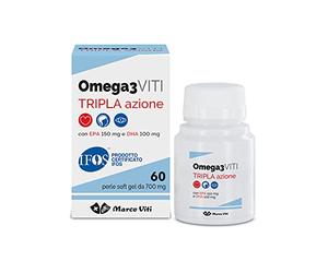 OMEGA3 VITI TRIPLA AZIONE 60 PERLE