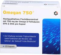 Omegan 750 gélules pour le maintien d'un taux normal de triglycérides, 120 gélules