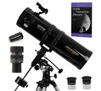 Pack Complet Télescope Omegon 150/750 EQ3 + Zoom + Guide Débutant + Oculaires + Barlow + Viseur