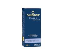 OMEGOR® Classic - huile de foie de morue liquide | Prix International du Goût | Huile de foie de morue riche en oméga 3 EPA et DHA, huile de poisson | Flacon de 250 ml