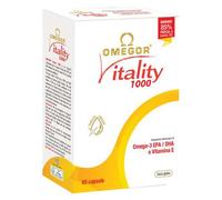 Omegor Vitality 1000 Complément Alimentaire Sans Gluten 60 Capsules Molle