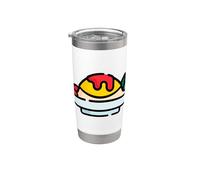 Omelette Omurice Omuraisu Gobelet isotherme en acier inoxydable double paroi