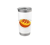 Omelette Omurice Omuraisu Gobelet isotherme en acier inoxydable double paroi